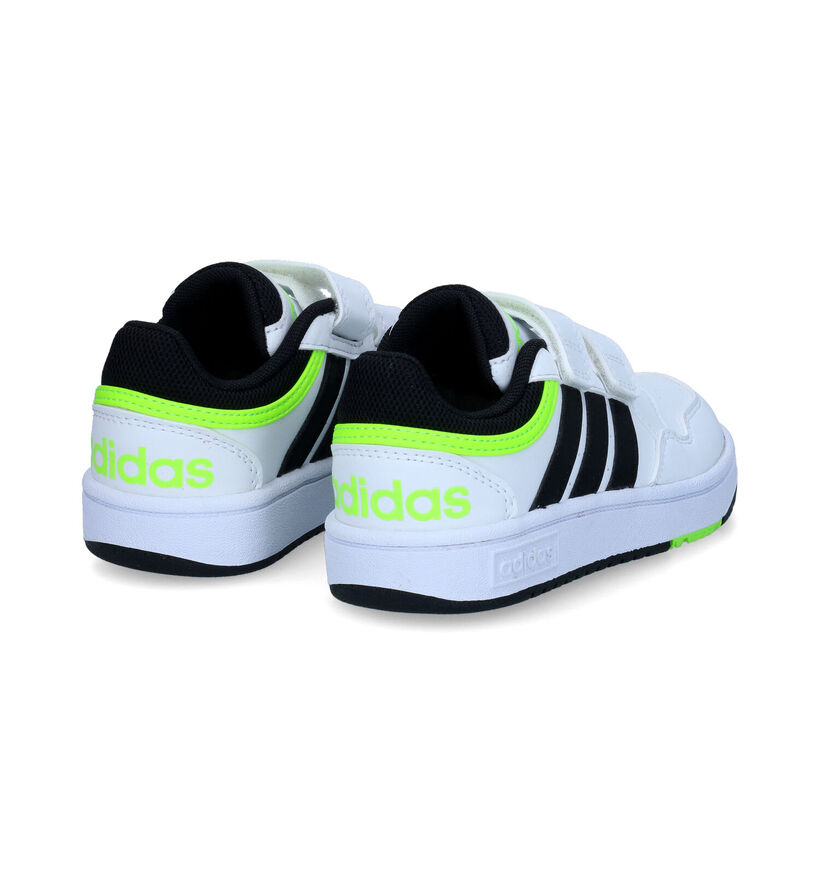 adidas Hoops 3.0 CF Witte Sneakers voor jongens, meisjes (334830)
