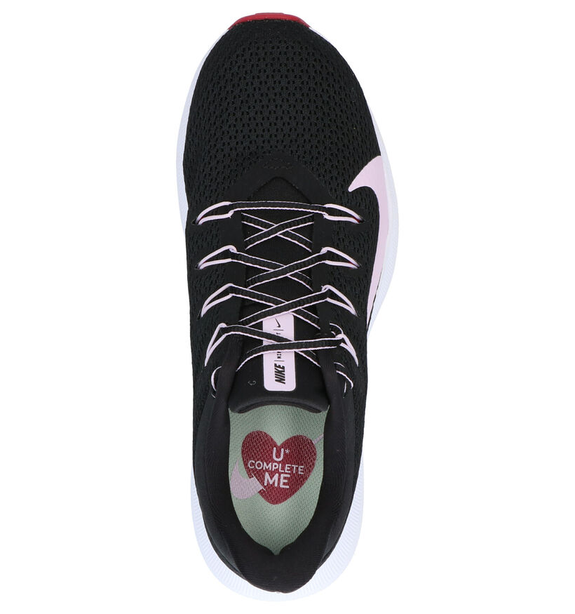 Nike Quest 2 Zwarte Sneakers in stof (265868)