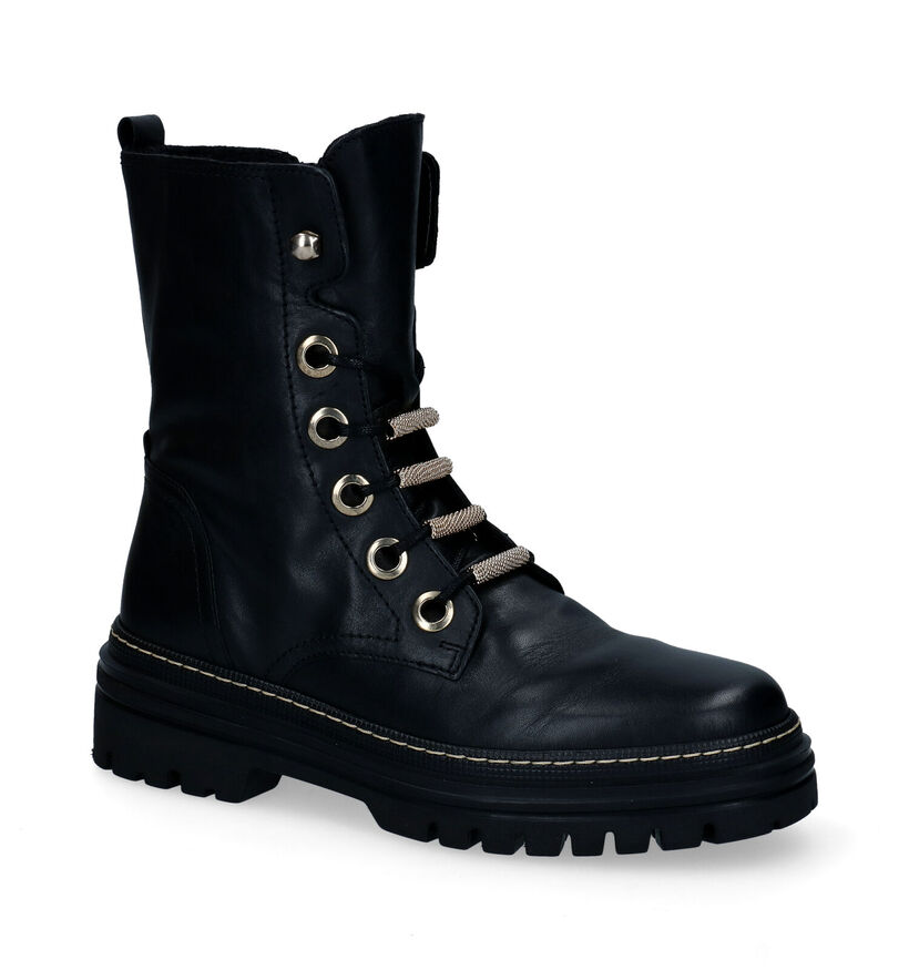 Gabor Best Fitting Bottines en Noir en cuir (297223)