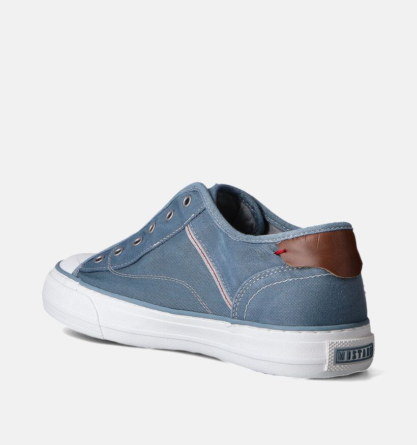 Mustang Chaussures à enfiler en Bleu pour femmes (351251)