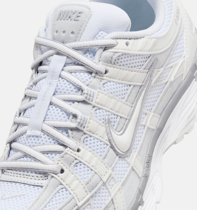 Nike P-6000 Witte/Lichtgrijze Sneakers voor dames (380508)