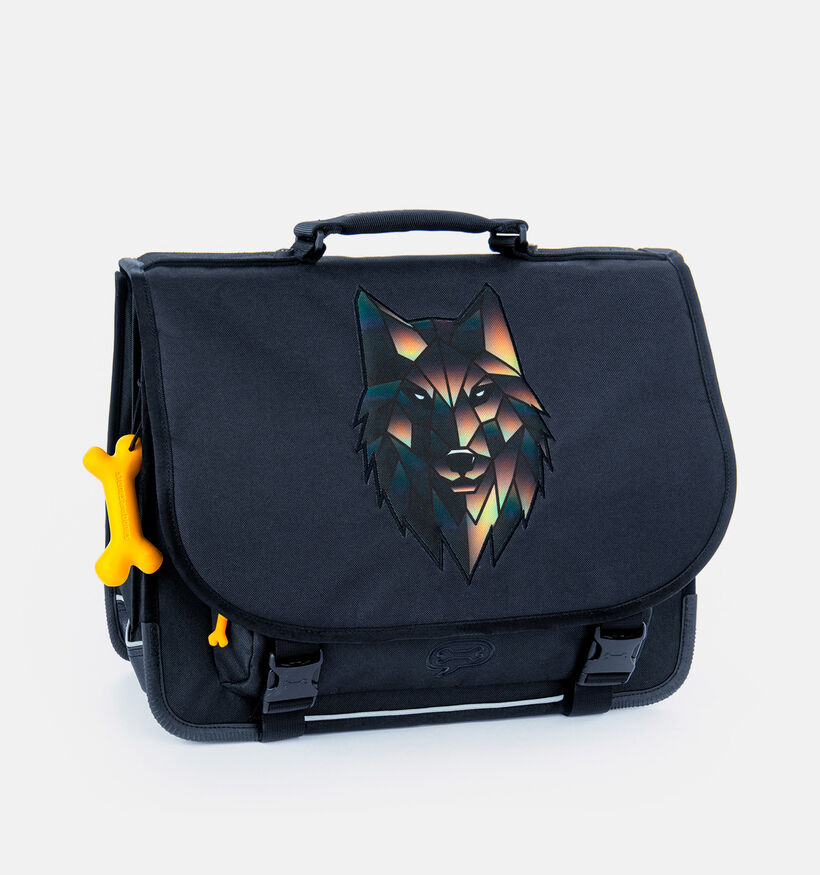 STONES and BONES Wolf Cartable en Bleu fonc&eacute; pour gar&ccedil;ons (377377)