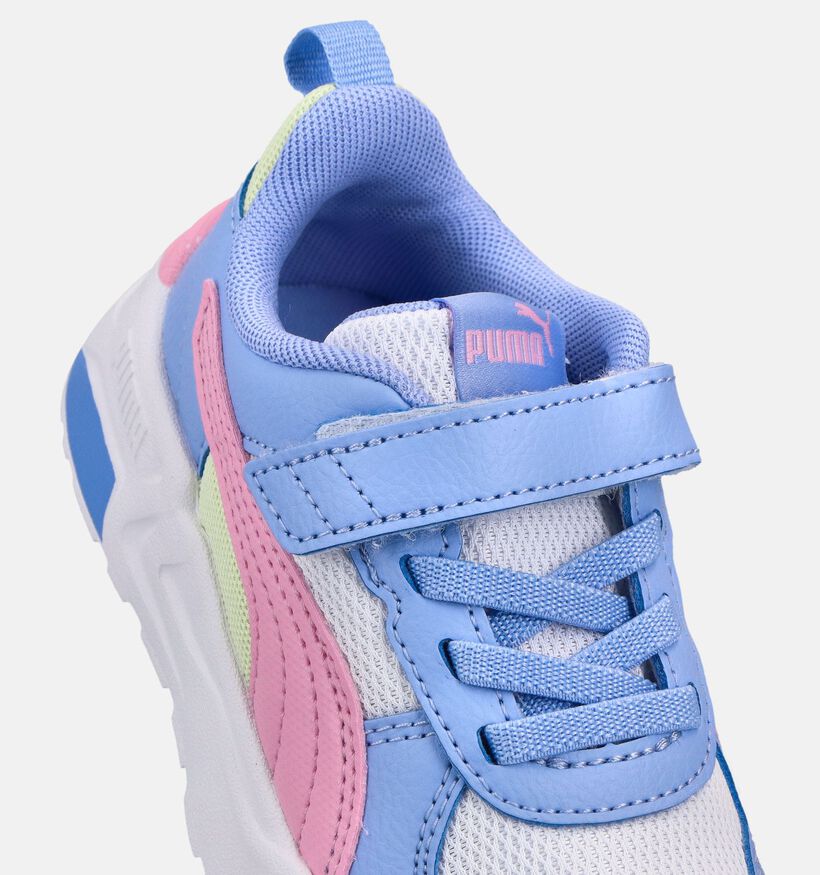 Puma Trinity 2 LT Baskets basses en Violet/Blanc pour filles (366624) - pour semelles orthop&eacute;diques