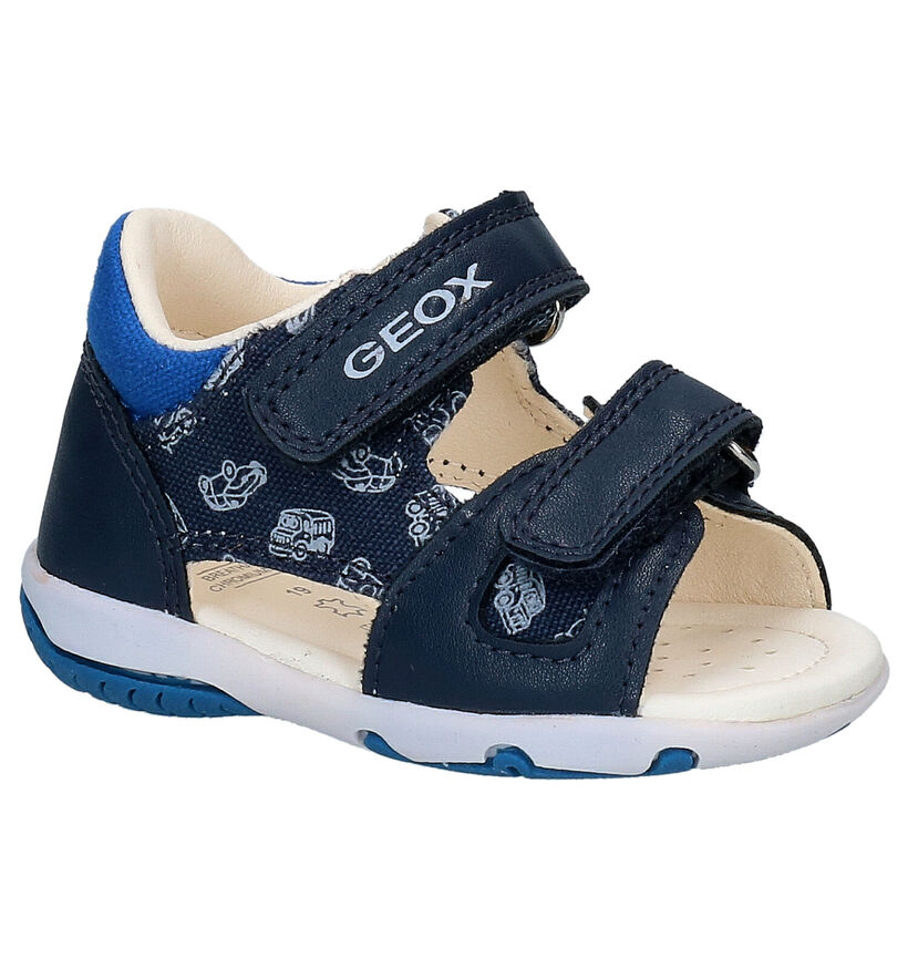 Geox Elba Sandales en Bleu en simili cuir (286968)