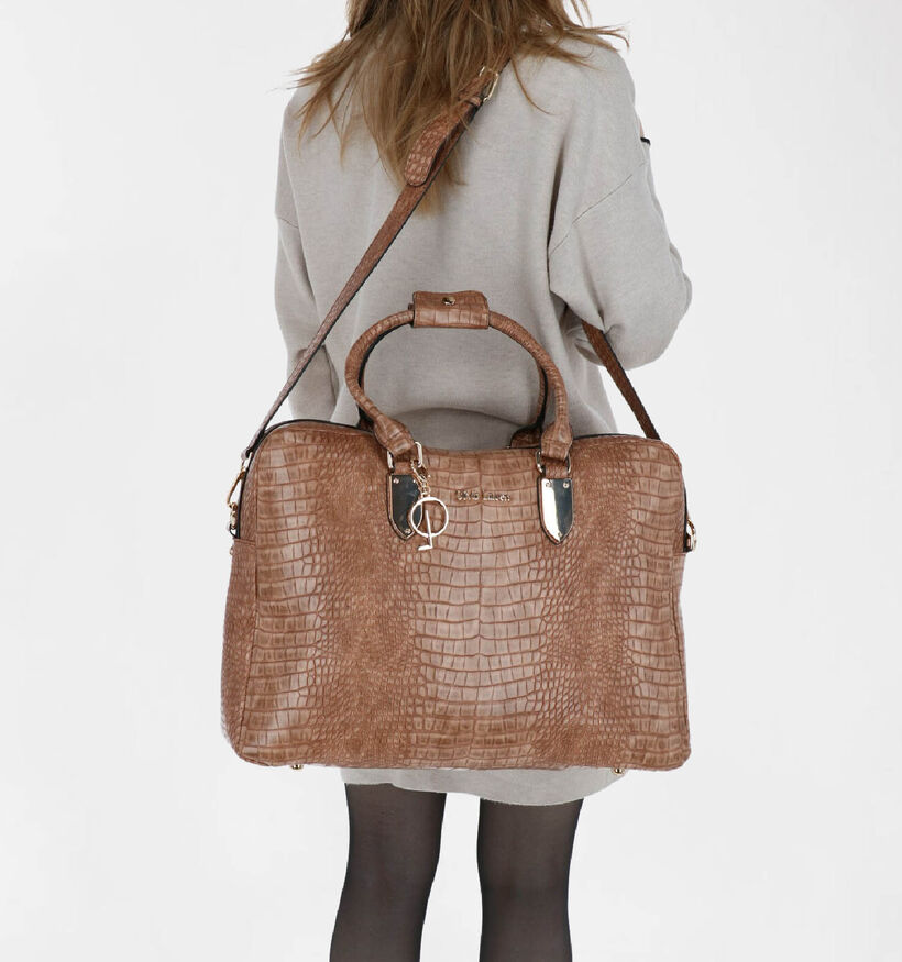 Olivia Lauren Manon Sac professionnel en Cognac en simili cuir (310302)