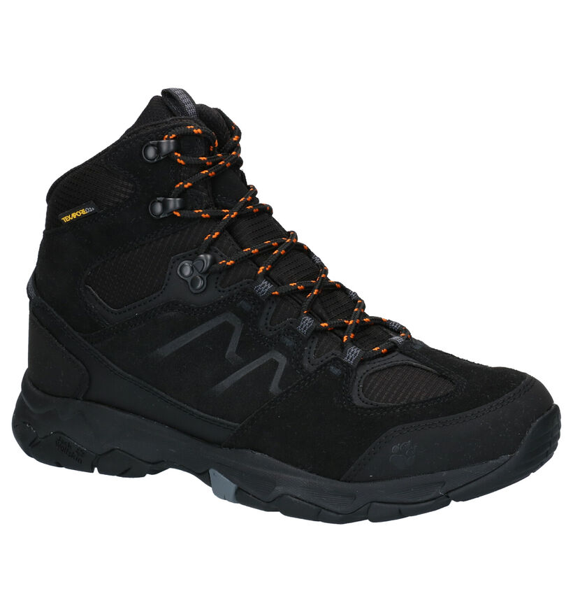 Jack Wolfskin MTN Attack Chaussures de Marche en Noir en daim (254268)