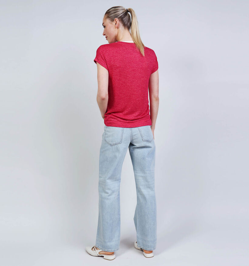 Vero Moda Brianna Rode T-shirt voor dames (367220)