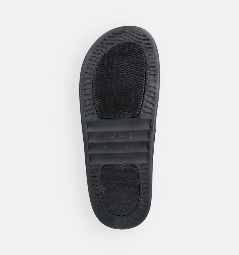 Jack & Jones Nelsen Velcro Slider Claquettes en Noir pour hommes (369691)