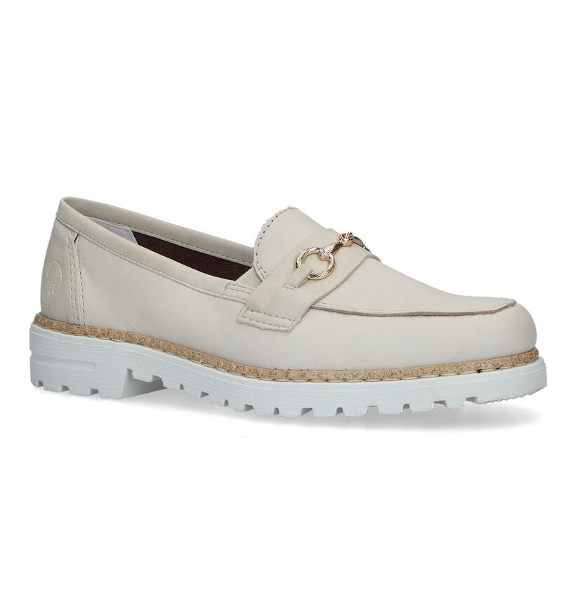 Rieker Ecru Loafers voor dames (320234)