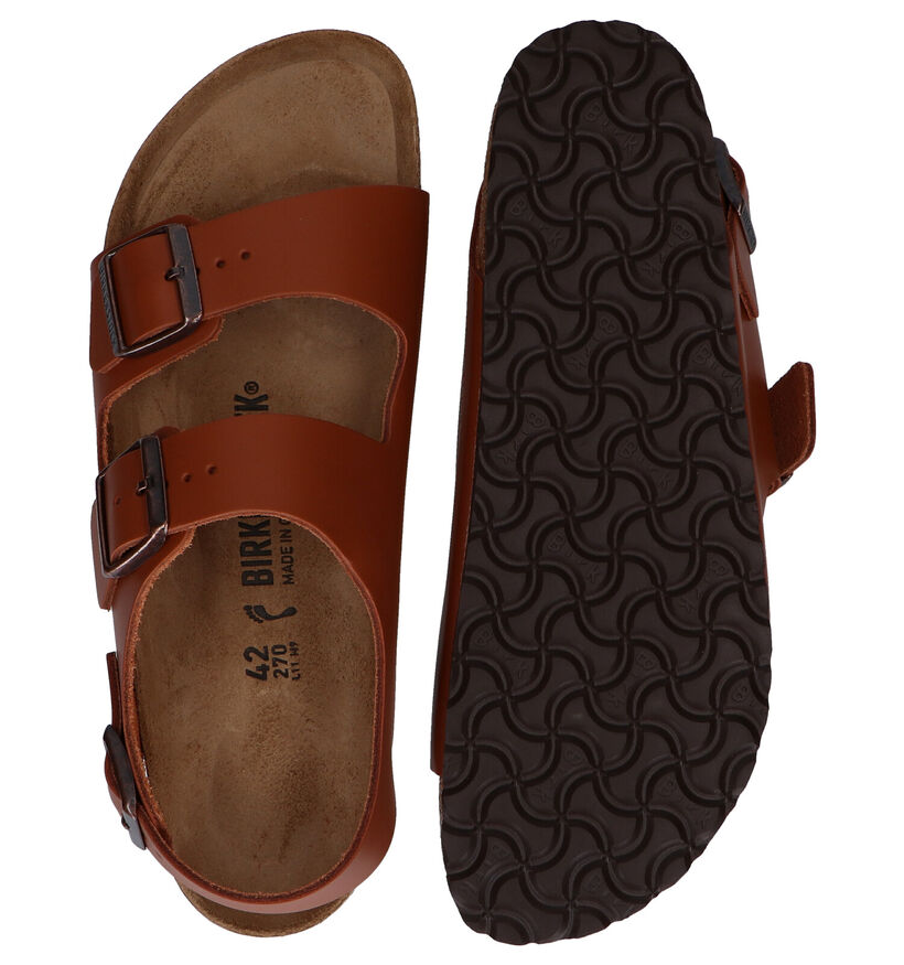 Birkenstock Milano Sandales en Marron pour hommes (351144)