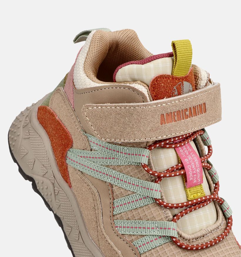 Americanino Baskets montantes en Beige pour filles (384363) - pour semelles orthop&eacute;diques