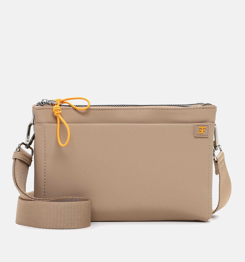 Suri Frey Alley Sac port&eacute; crois&eacute; en Beige pour femmes (371428)