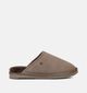 Warmbat Classic Pantoufles ouvertes en Taupe pour hommes (379289)