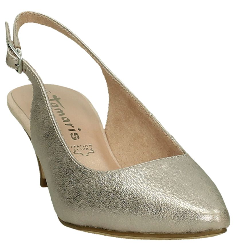 Roze Tamaris Pumps Metallic, , pdp