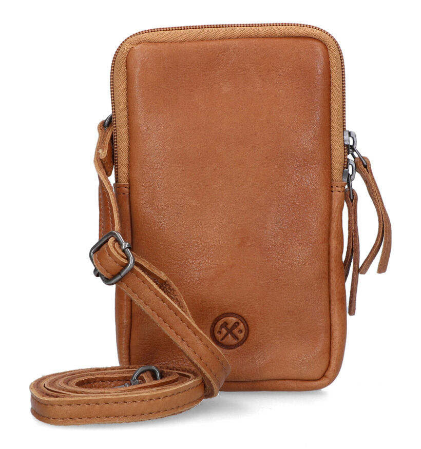 Hide & Stitches Okergeel Telefoontasje voor dames (333149)