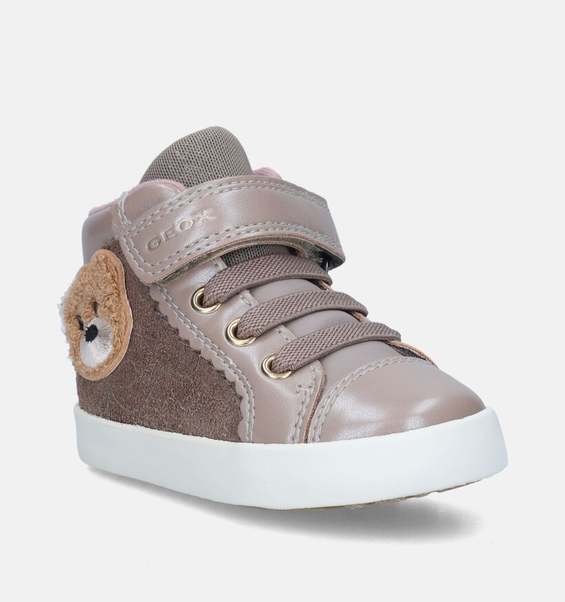 Geox Kilwi Beige Hoge schoenen voor meisjes (345907) - geschikt voor steunzolen