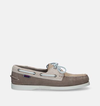 Chaussures bateau taupe