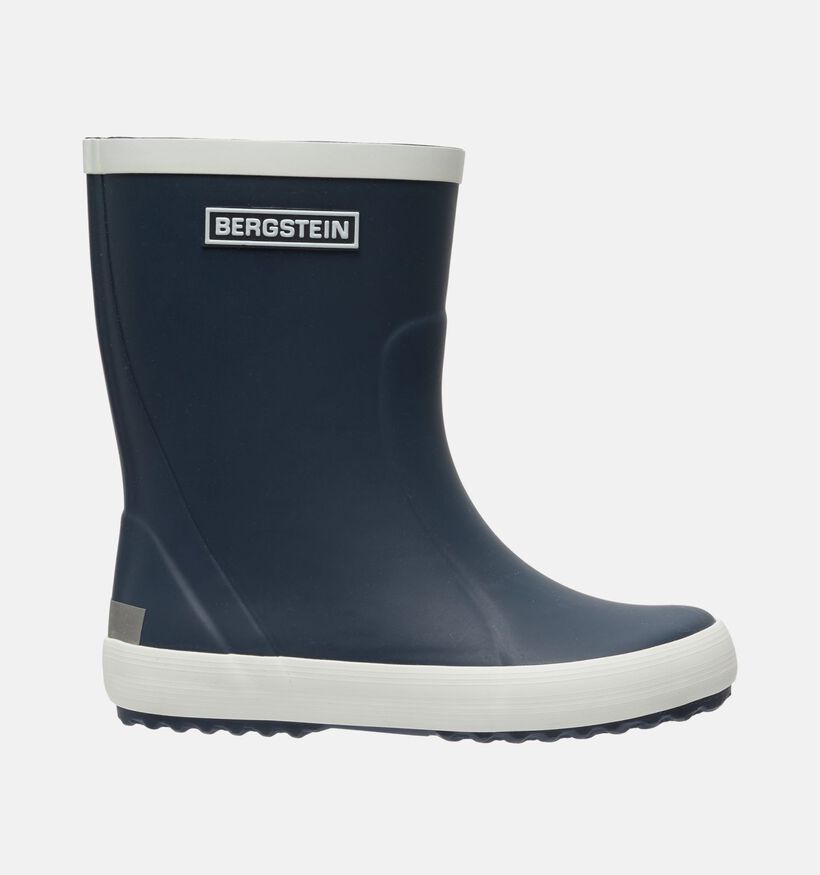 Bergstein Classic Bottes de pluie en Bleu Fonc&eacute; pour filles, gar&ccedil;ons (373239) - pour semelles orthop&eacute;diques
