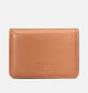 Crinkles Porte-monnaie zippé en Cognac pour femmes (365767)