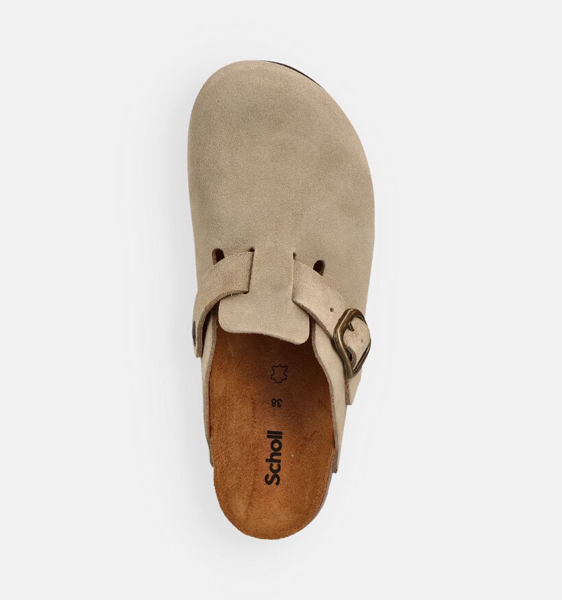 Scholl Nu-pieds plates en Beige pour femmes (369861)