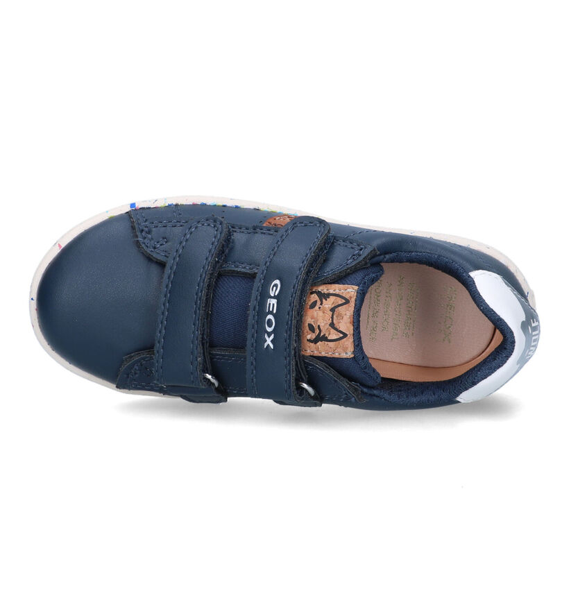 Geox Kathe Blauwe Velcroschoenen voor jongens (321559) - geschikt voor steunzolen
