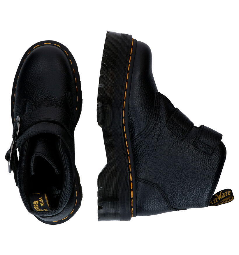 Dr. Martens Devon Heart Zwarte Boots in leer (294126)