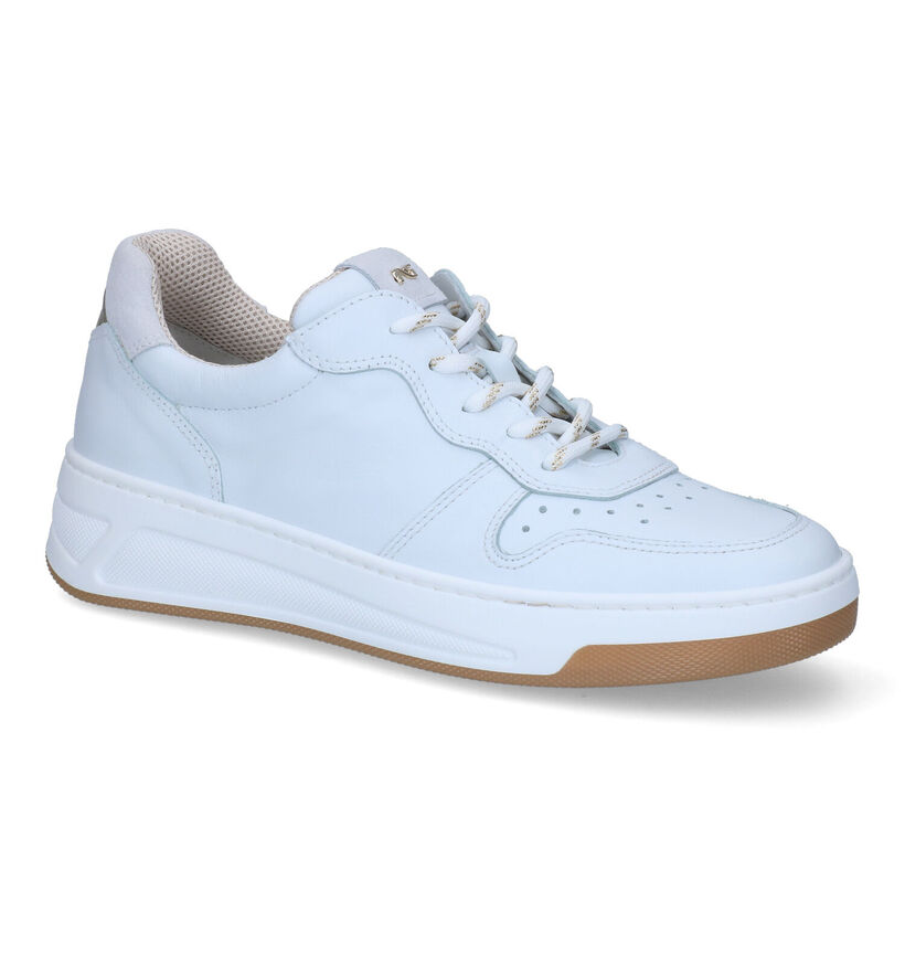 NeroGiardini Witte Sneakers voor dames (307450) - geschikt voor steunzolen