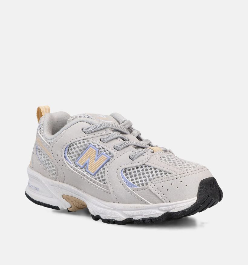 New Balance 530 Lichtgrijze Sneakers voor meisjes (366216) - geschikt voor steunzolen