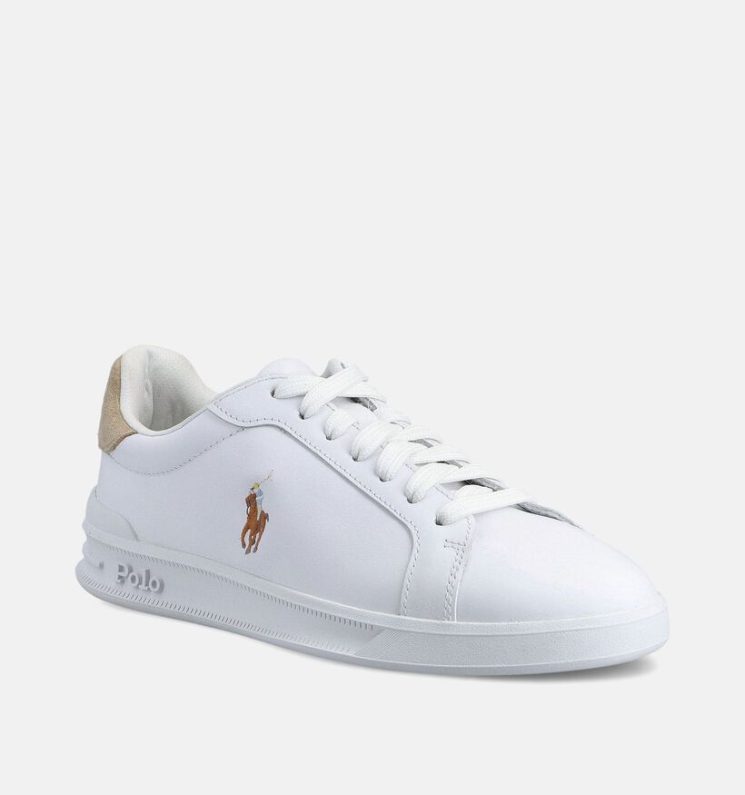 Polo Ralph Lauren Baskets habill&eacute;es en Blanc pour femmes (369537)