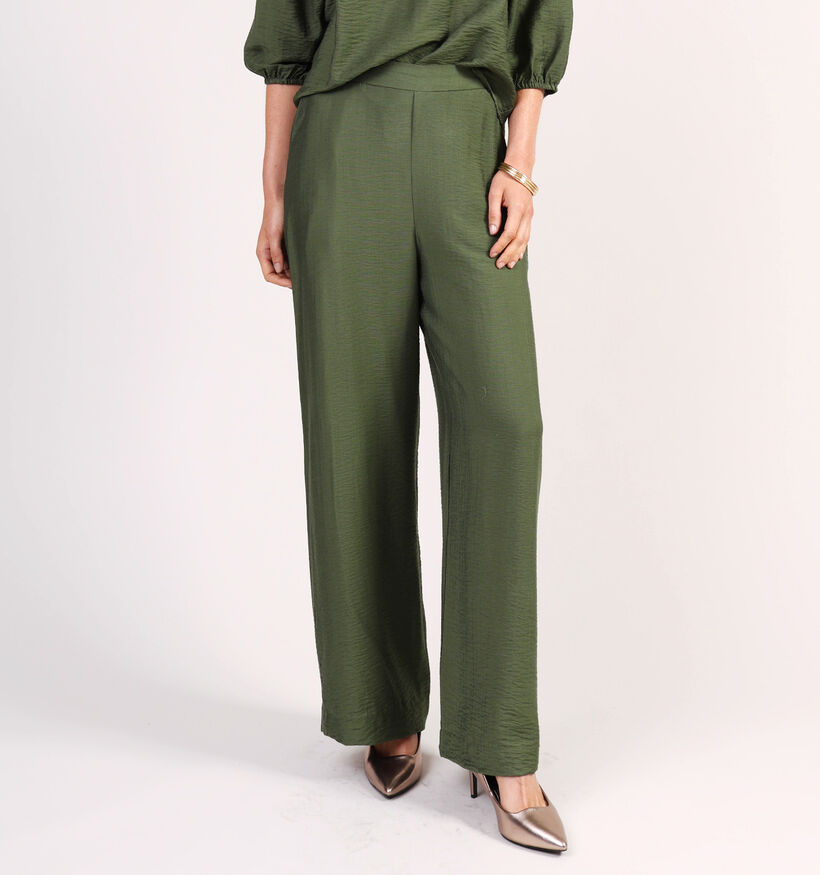 Minus Seria Pantalon en Vert pour femmes (359820)