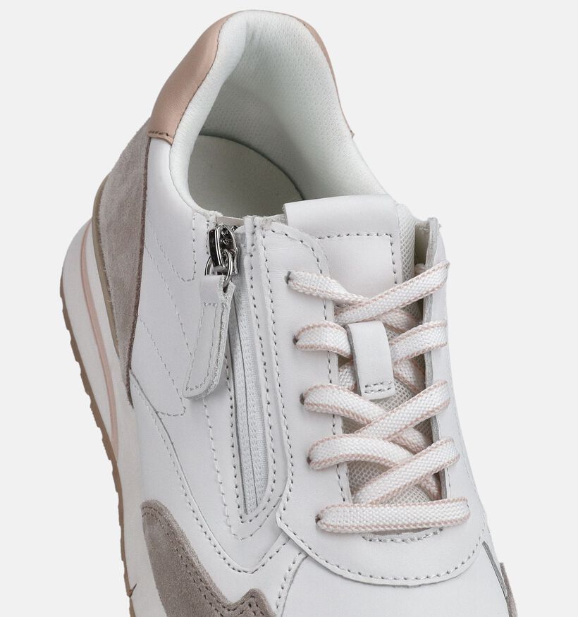 Gabor Witte Veterschoenen voor dames (368360) - geschikt voor steunzolen