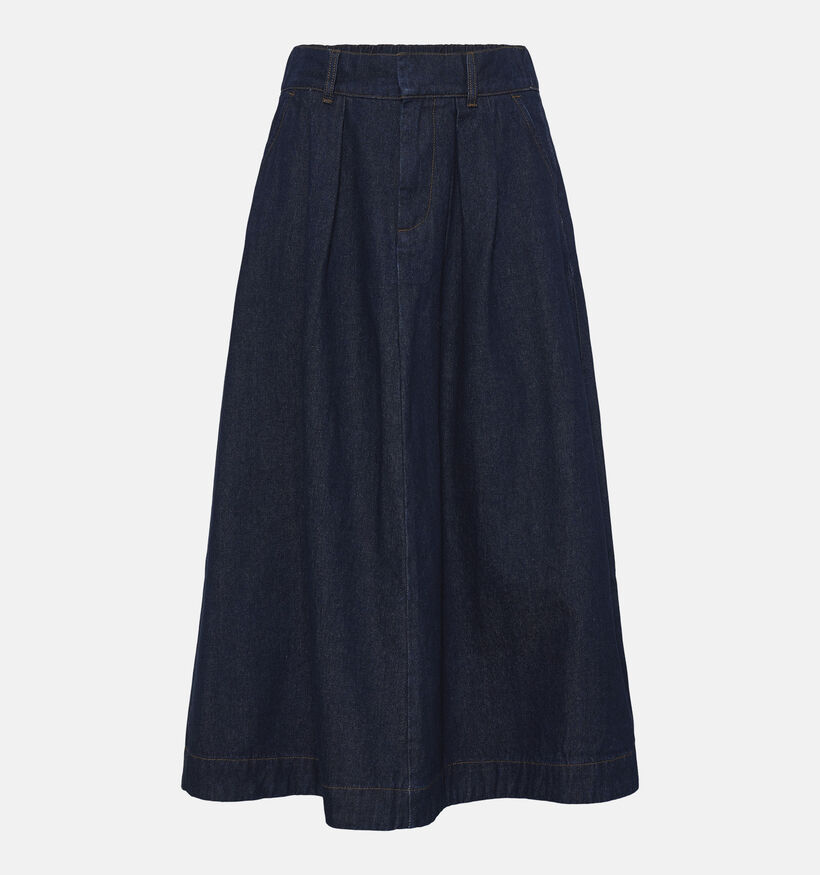 Fransa Leslie Donkerblauwe Midi-Rok voor dames (379934)