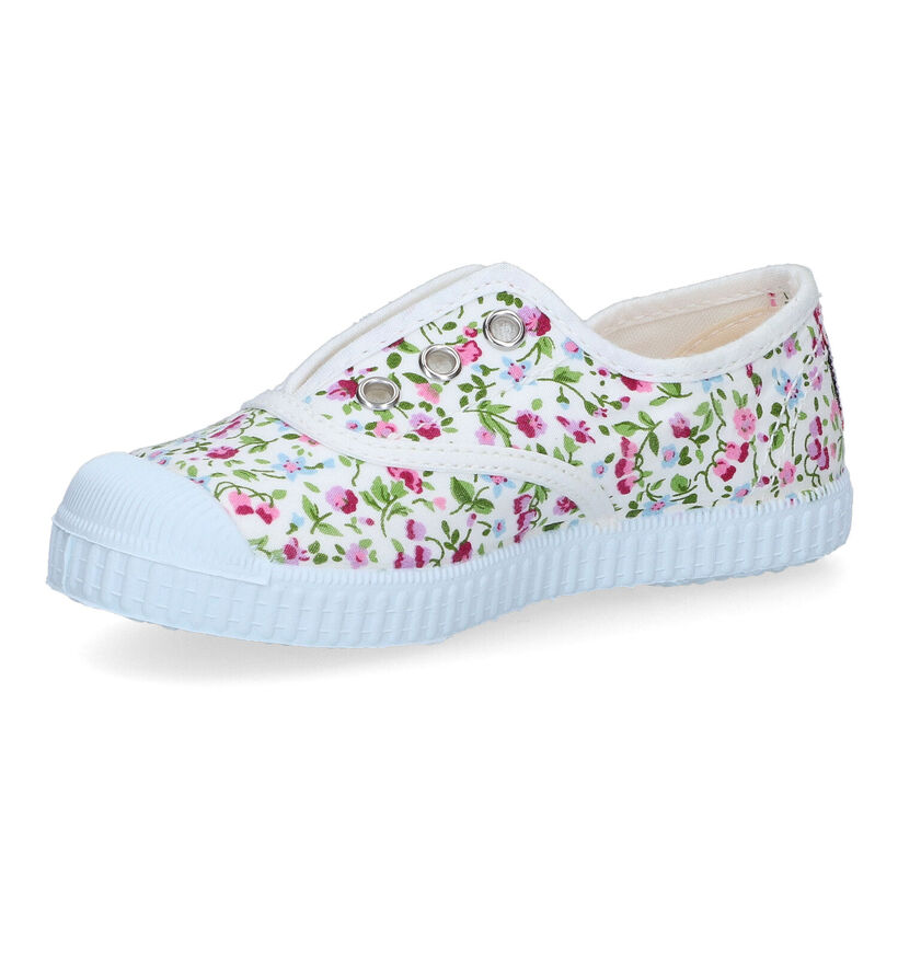 Cienta Slip-ons en Blanc pour filles (307970) - pour semelles orthopédiques