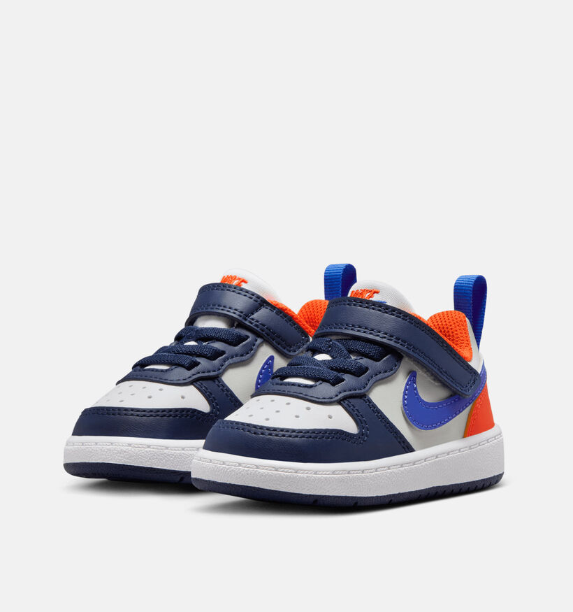 Nike Court Borough Blauwe Sneakers voor meisjes, jongens (344715)