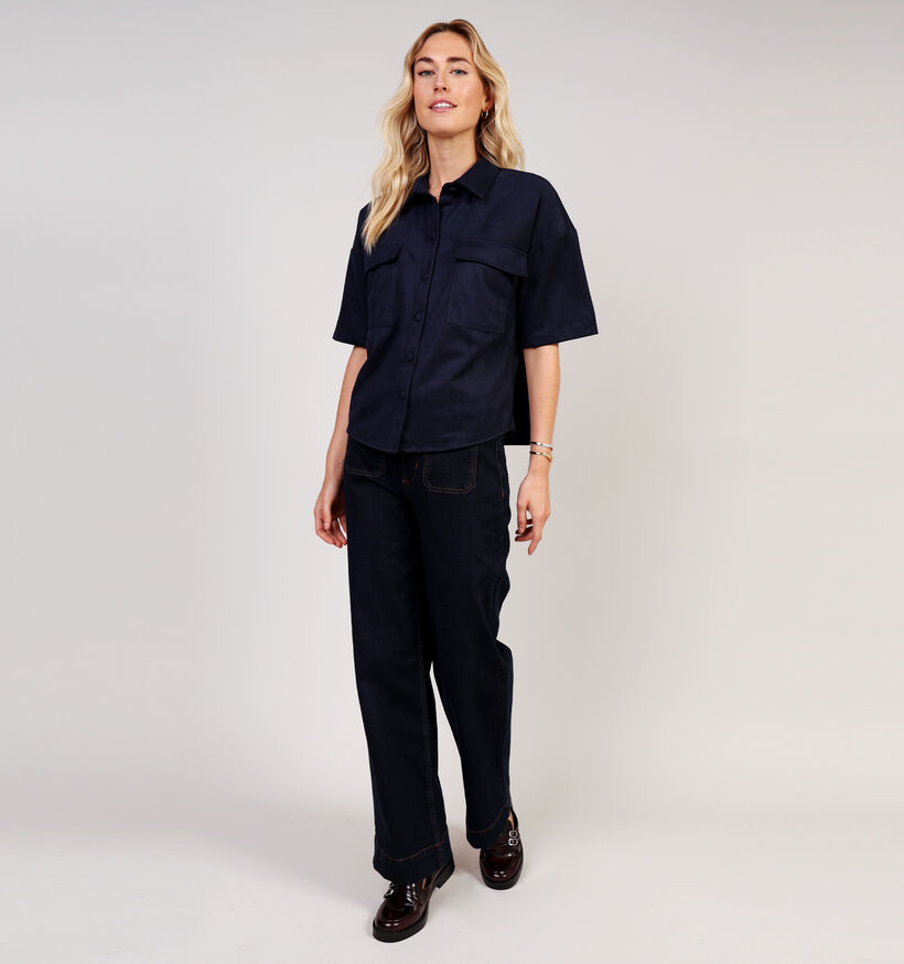 Vila Henna Donkerblauw Hemd voor dames (366139)