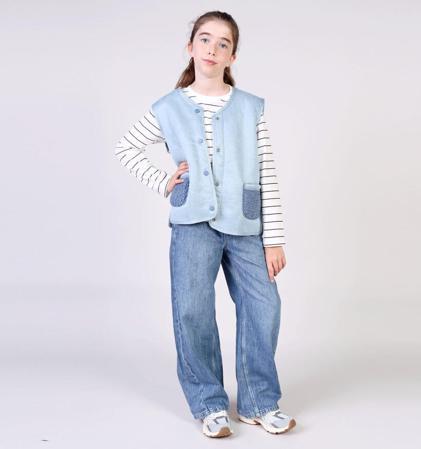 Little David Teddy Blauwe Bodywarmer voor meisjes (366533)