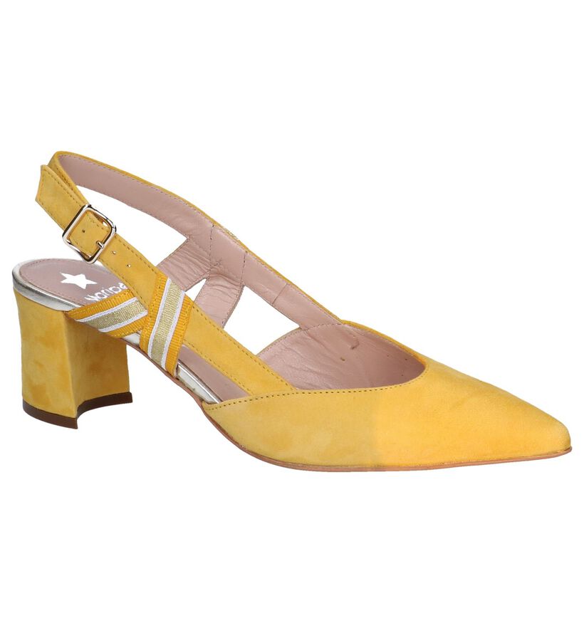 Blauwe Pumps Maripé in daim (248841)