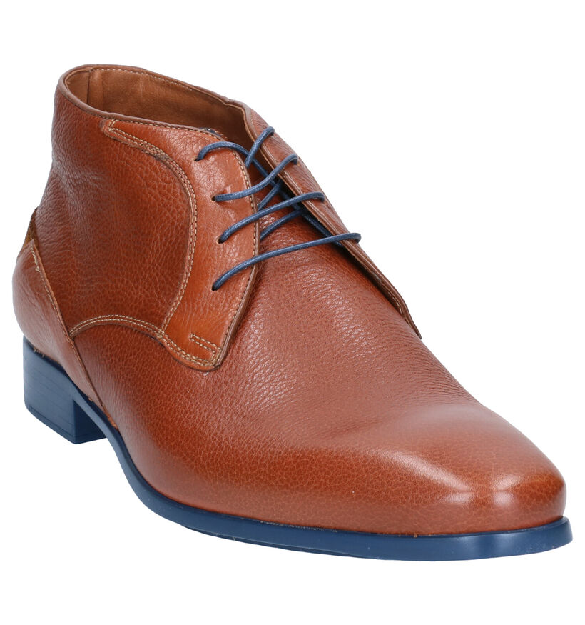 Ambiorix Chaussures habillées en Cognac en cuir (274918)