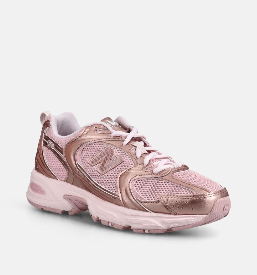 New Balance 530 Ros&eacute; Gouden/Lichtroze Sneakers voor dames (375009) - geschikt voor steunzolen
