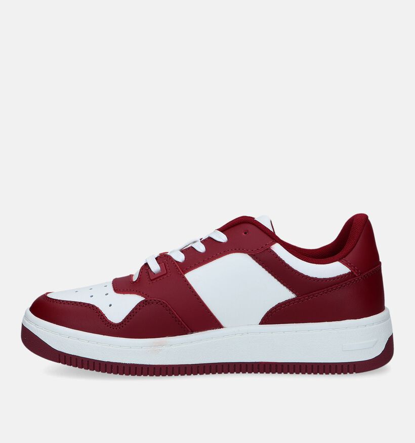 Tommy Hilfiger Retro Bordeaux Sneakers voor dames (329325) - geschikt voor steunzolen