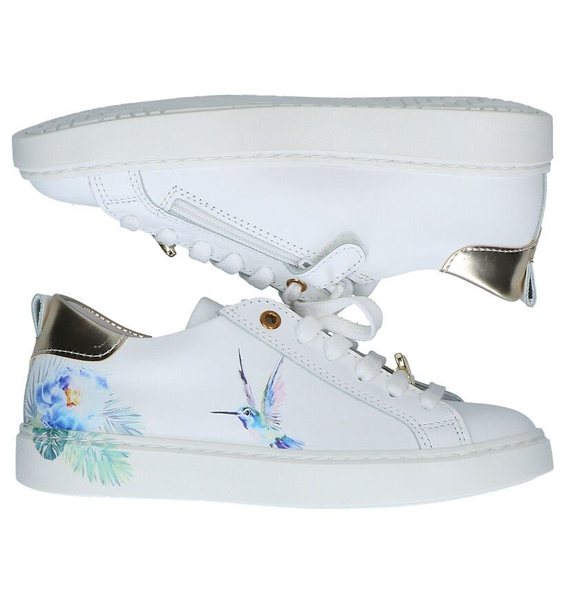 Bana & Co Chaussures basses en Blanc en cuir (286686)