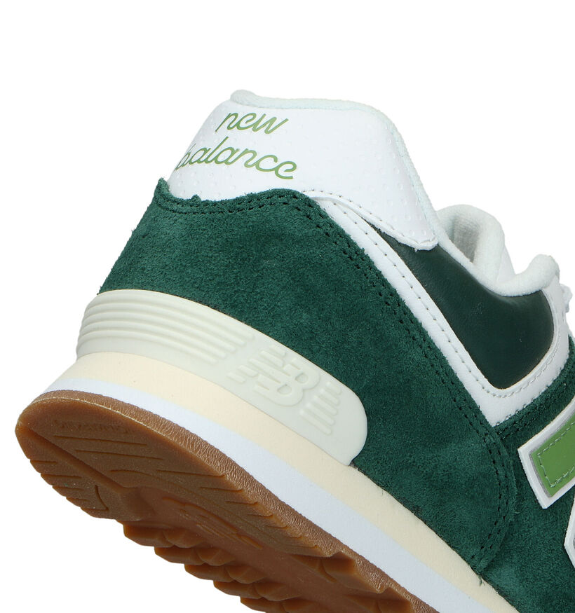 New Balance GC 574 Baskets en Vert pour garçons (319262)