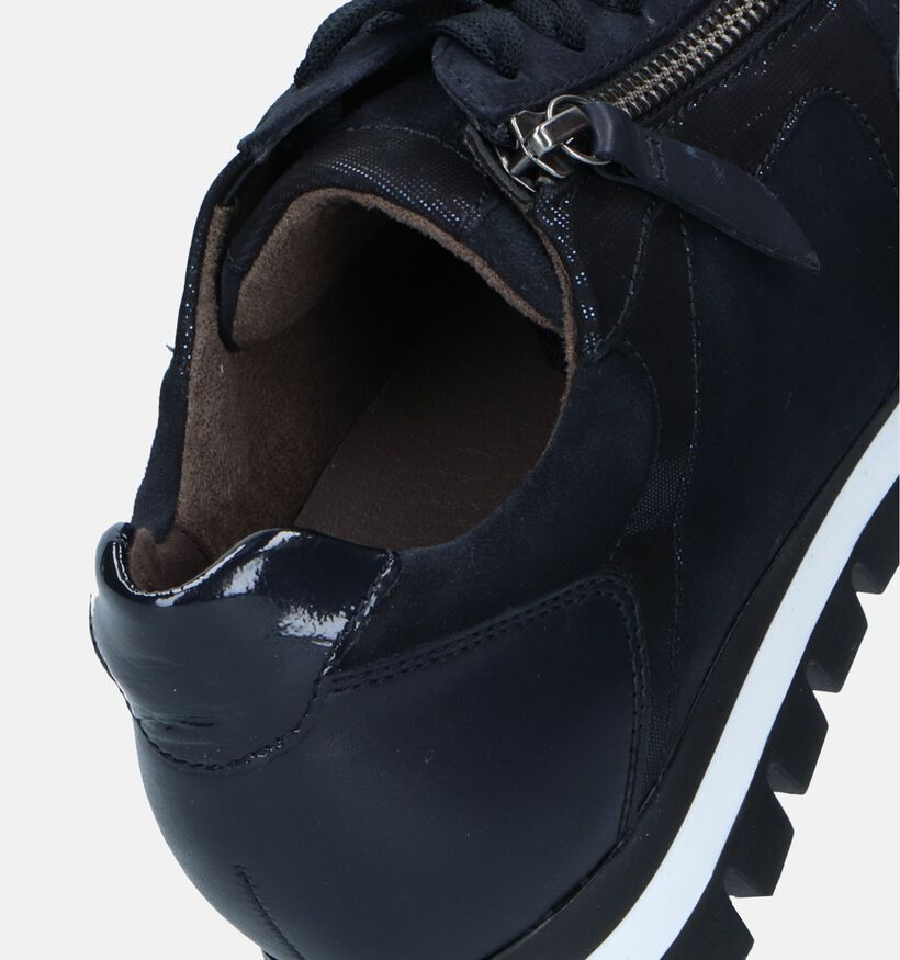 Gabor OptiFit Zwarte Sneakers voor dames (344742) - geschikt voor steunzolen