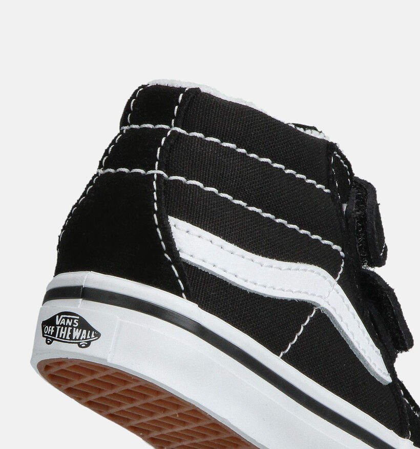 Vans SK8 Mid Reissue Baskets en Noir pour filles, garçons (361016)