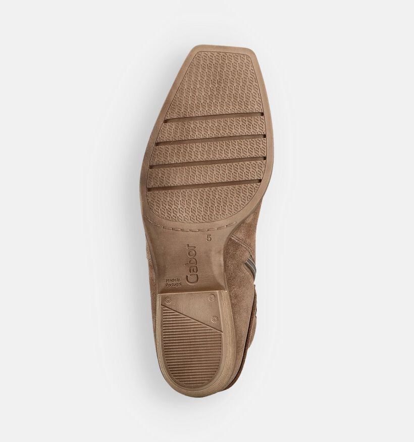 Gabor Bottines à talons en Marron pour femmes (363144) - pour semelles orthopédiques