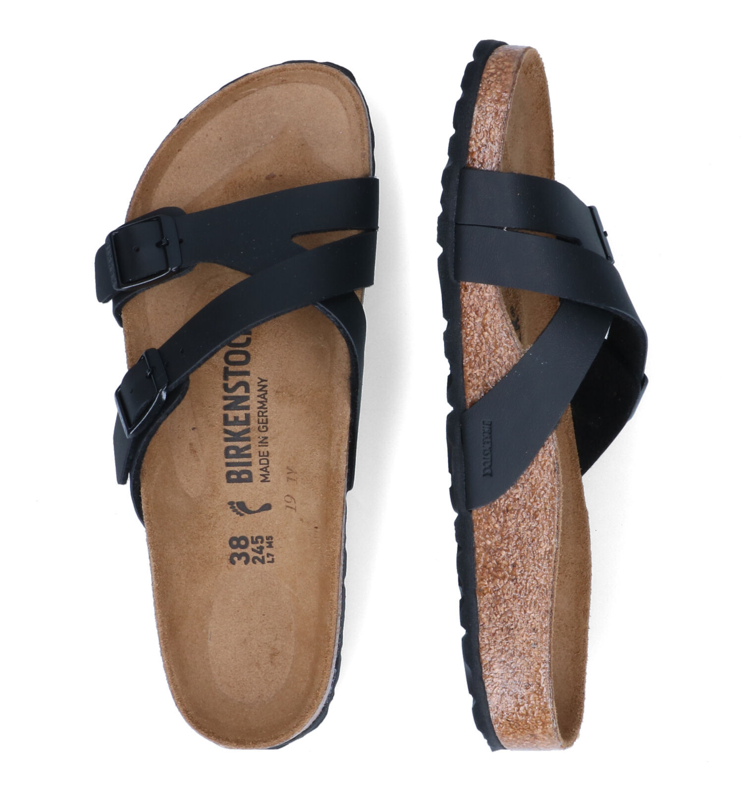 Birkenstock Yao Balance Zwarte Slippers Dames Slippers Online