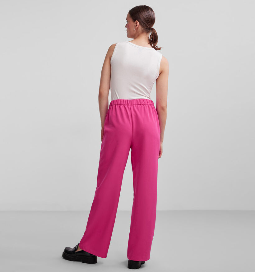 Pieces Bossy Roze Wijde Gekleden Broek voor dames (323742)