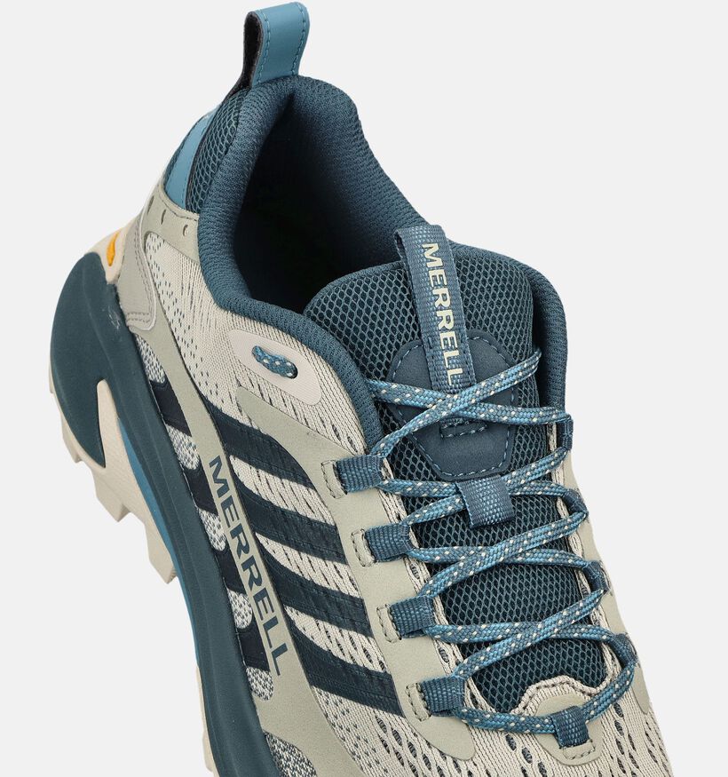 Merrell Moab Speed 2 Groene Wandelschoenen voor heren (368953) - geschikt voor steunzolen