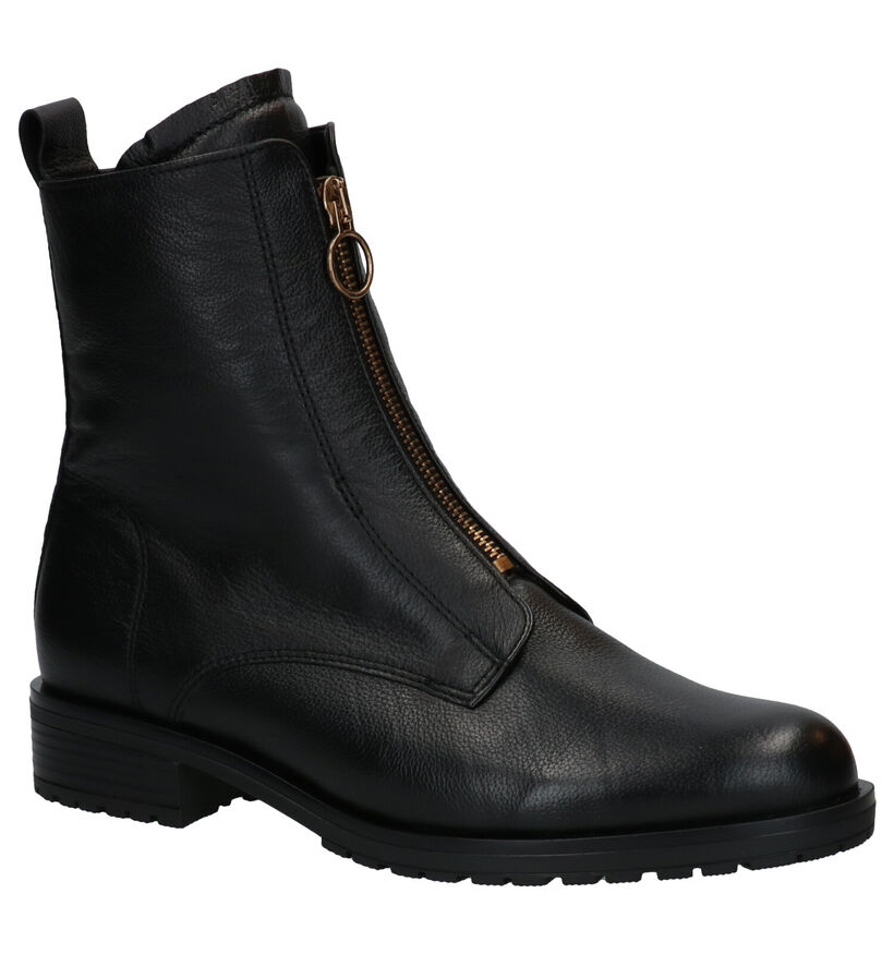 Gabor OptiFit Bottines en Noir en cuir (283528)