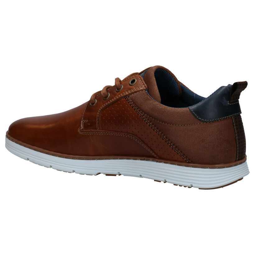 Bullboxer Cognac Veterschoenen in leer (276955)